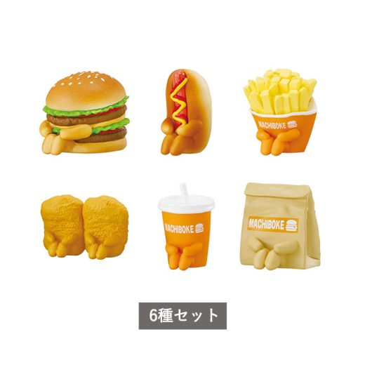 まちぼうけ ハンバーガーショップの場合 全6種 セット コンプリート ガチャ がちゃ