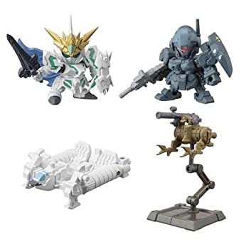 【中古】ガシャポン 機動戦士ガンダム ガシャポン戦士NEXT19(ユニコーン・ギラズール抜き)4種セット