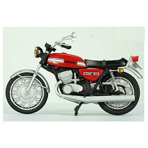 ホビーガチャ KAWASAKI 500-SS/MACH III コレクション (4.1971年型 H1A パールキャンディレッド)(単品) ガチャガチャ カプセルトイ