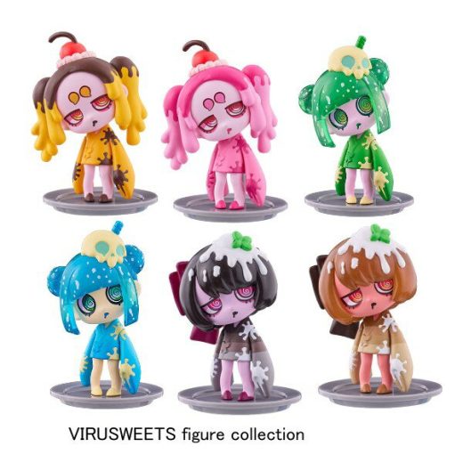 【全6種セット】■VIRUSWEETS figure collection ガシャポン