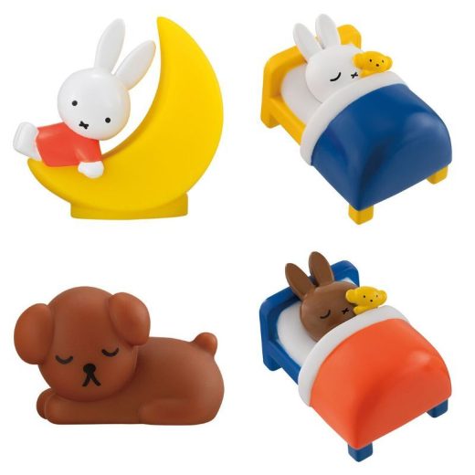 【送料無料】ミッフィー miffy スヤスヤライトマスコット 全4種 コンプリート