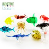 EARTH PIECE アースピース シーズン2 海の生物 10種類中1個 アクリル樹脂 ガチャ カプセルトイ 水族館 海のいきもの クリオネ / カニ / ラッコ / タコクラゲ / シャコガイ / ツノダシ / マンタ / マグロ / ノコギリザメ / シャチ 水生生物 魚 インテリア