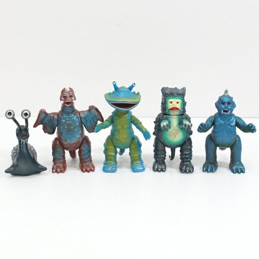 【中古品】ウルトラQ HGシリーズ ブルマァク魂 全5種セット / ゴメス・ガラモン・カネゴン・ペギラ・ナメゴン / 開封品 / 汚れ・キズ / カプセルトイ / バンダイ