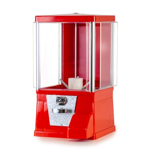 あミューズ ガチャコップ メダル専用 ガチャガチャ 本体 ガチャマシン イベント 240×370×440mm レッド