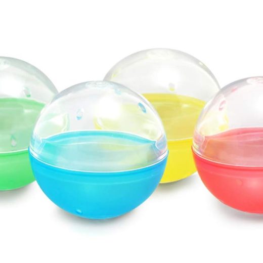 あミューズ 75mm 空カプセル 4色アソート ガチャガチャ カプセル 空カプセル ガラポン カラー 50個入