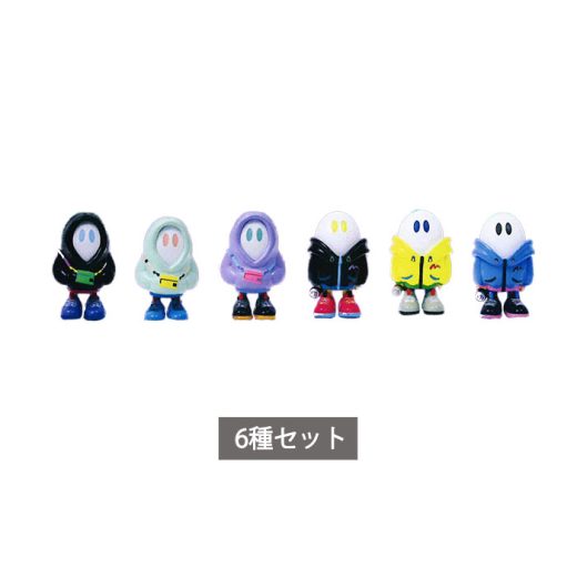 【予約商品 6月発売予定 】ななしのおばけちゃん マスコットフィギュア 全6種 セット コンプリート ガチャ がちゃ