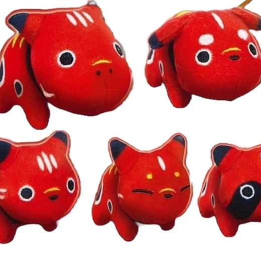 PeanutsClub ピーナッツクラブ 赤べこフレンズ ぬいぐるみ × 全5種セット フルコンプ ガチャガチャ カプセルトイ
