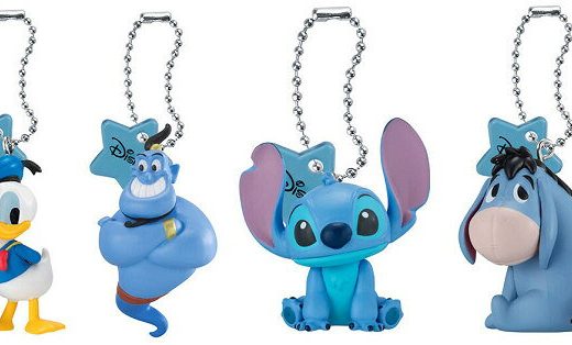 ディズニーキャラクター カラーコレクションチャーム blue 全4種セット コンプ コンプリートセット