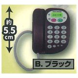 本当に録音再生！あの頃の留守番電話マスコット [2.ブラック]【 ネコポス不可 】