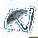 ちいさな 雨傘 クリア 3 4：ブラック ターリンインターナショナル ガチャポン ガチャガチャ ガシャポン