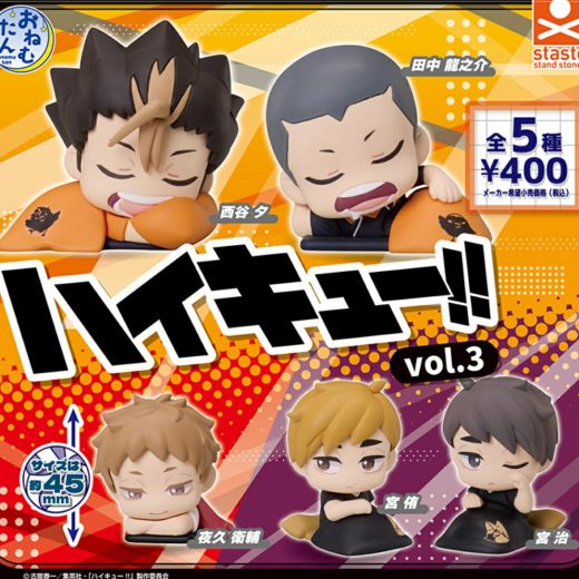 おねむたん ハイキュー!! vol.3 （再販） 全5種セット 【2025年10月予約/コンプリート】