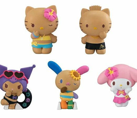 サンリオキャラクターズ みんなでバカンスフィギュア 全5種セット BANDAI コンプリート 【在庫品】