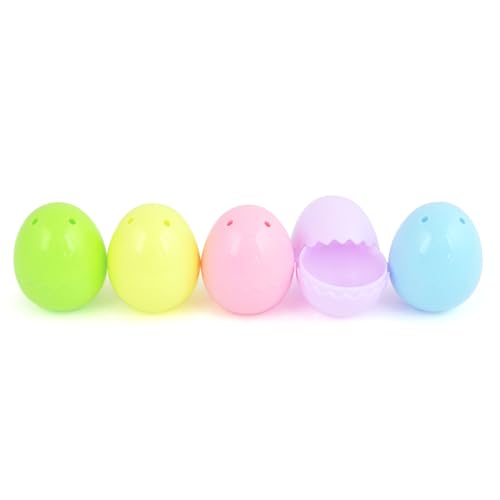 あミューズ [　] イースターエッグ カプセル ベビーカラー パカッ とたまごカプセル (ギザギザカット) Easter Egg プラスチック エッグハンティング 5色アソート 100個入り