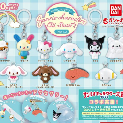 めじるしアクセサリー 　サンリオ キャラクターズ オールスターズ Part.2 ガチャ　ガシャポン　全10種