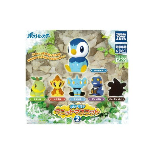 ポケットモンスター　ポケモンフニットマスコットパート2　全6種（シークレット入り）タカラトミーアーツガチャポン　ガシャポン　ガチャガチャ