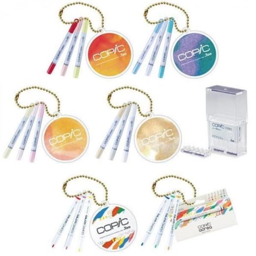 SO-TA スタジオソータ COPiC コピック ミニチュアキーチェーン2 チャオ＆アクレア × 全7種セット フルコンプ ガチャガチャ カプセルトイ