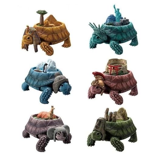 タカラトミーアーツ 大陸ガメ タイリクガメ × 全6種セット フルコンプ ガチャガチャ カプセルトイ 亀 フィギュア