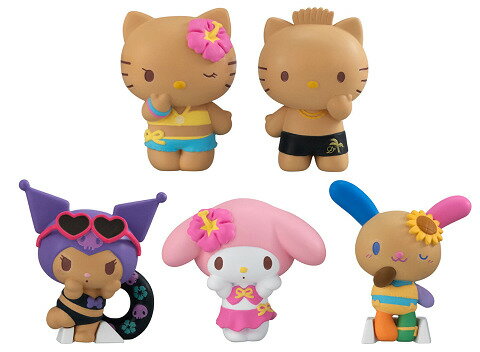 サンリオキャラクターズ みんなでバカンスフィギュア 全5種セット コンプ コンプリートセット