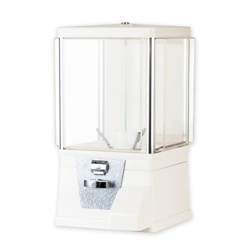 あミューズガチャコップ硬貨仕様ガチャガチャ本体硬貨ガチャマシンイベント240x370x440mmホワイト