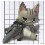 機動物 第1弾(再販) [1.パイルバンカーキャット(グレー)]【 ネコポス不可 】【C】