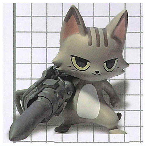 機動物 第1弾(再販) [1.パイルバンカーキャット(グレー)]【 ネコポス不可 】【C】