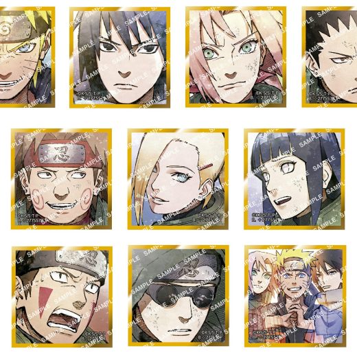 豆ガシャ色紙 NARUTOナルト 疾風伝 第三弾 全10種セット【在庫品】