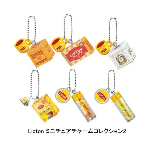 【全6種セット】■Lipton ミニチュアチャームコレクション2 ガシャポン