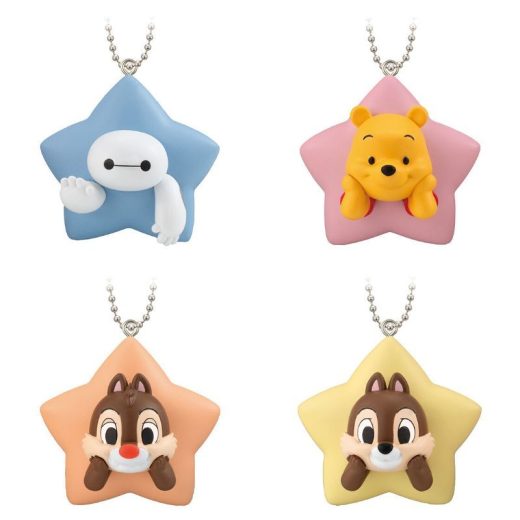 【送料無料】ディズニーキャラクター お星さまマスコットチャーム 全4種 コンプリート