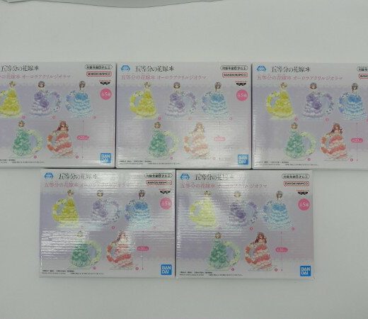 【中古】【未開封】全5種セット オーロラアクリルジオラマ 「五等分の花嫁*」＜コレクターズアイテム＞（代引き不可）6587