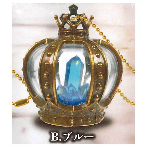 ダイキャスト製！魔法石入り！ロイヤルクラウンランタン [2.ブルー]【 ネコポス不可 】【C】[sale250709]