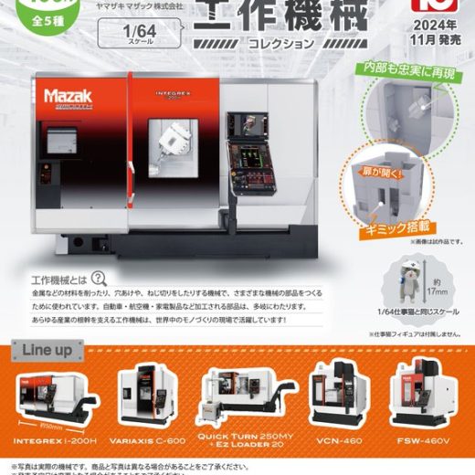 ヤマザキマザック 1/64工作機械コレクション（再販）全5種セット【在庫品】