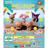 サンリオキャラクターズ みんなでバカンスフィギュア 【全5種 コンプリート セット】 ｜ 【予約 2025/7/11】入荷次第出荷｜ フルコンプ カプセルトイ バンダイ ガチャ ガシャ